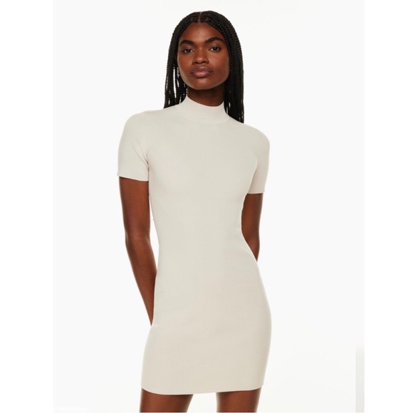 Aritzia Dresses & Skirts - BLK! Babaton sculpt knit dress S